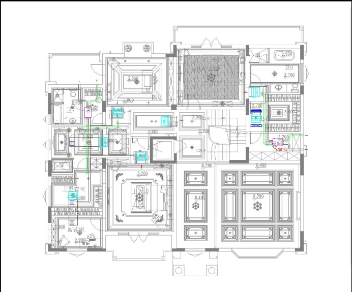 中央空调施工图纸